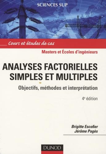 Analyses factorielles simples et multiples cover