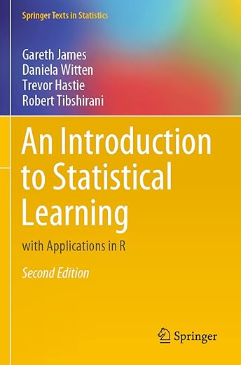 An Introduction to Statistical Learning cover